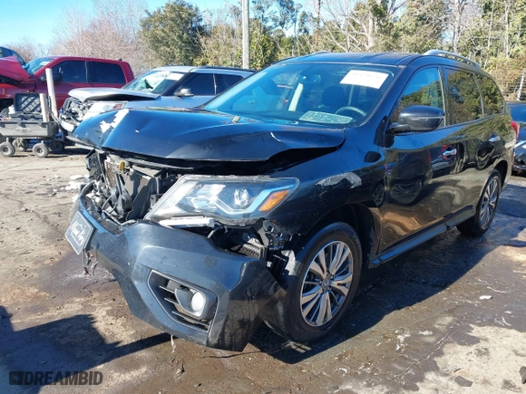 2019 Nissan Pathfinder S with VIN 5N1DR2MM2KC617509, listed as a IAAI auction lot 41320526 with 72178 miles. Bid and sale history available at carsss.com. Image 17.