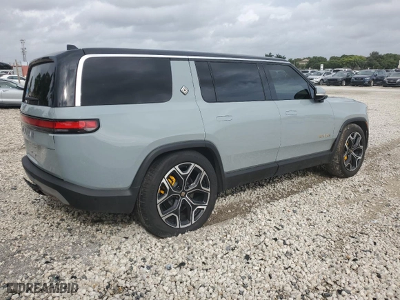 2024 Rivian R1S Adventure with VIN 7PDSGABA1RN031380, listed as a Copart auction lot 73119354 with 6,786 mi miles and Salvage Title. Bid and sale history available at carsss.com. Image 3.