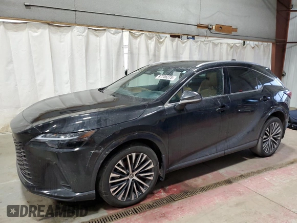 2023 Lexus RX with VIN 2T2BBMCA5PC021520, listed as a Copart auction lot 87706275 with 15,482 mi miles and Salvage Title. Bid and sale history available at carsss.com. Image 1.