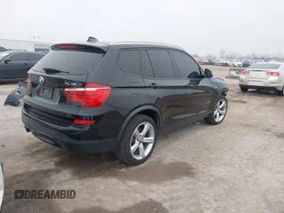 2017 BMW X3 xDrive28i z VIN 5UXWX9C53H0T03012, wystawiony jako IAAI lot #41503409 z przebiegiem 76 621 mil mil oraz . Historia ofert i sprzedaży dostępna na DreamBid. Obrazek 4.