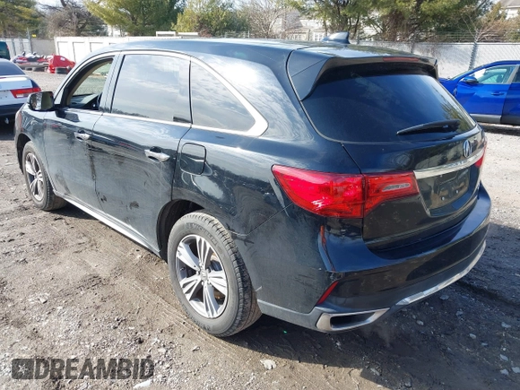2019 Acura MDX with VIN 5J8YD4H39KL036513, listed as a IAAI auction lot 41487504 with 76,417 mi miles. Bid and sale history available at carsss.com. Image 3.