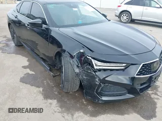 2021 Acura TLX w/Technology Package with VIN 19UUB6F48MA004162, listed as a IAAI auction lot 41815089 with 48,692 mi miles. Bid and sale history available at carsss.com. Image 6.