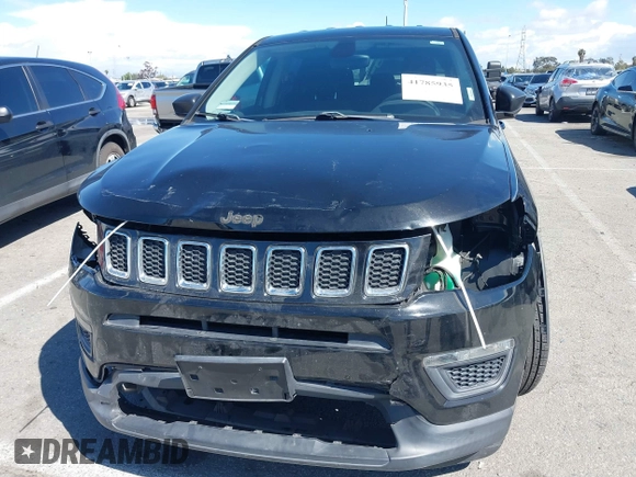 2018 Jeep Compass Sport z VIN 3C4NJDABXJT423666, wystawiony jako IAAI lot #41785935 z przebiegiem 60 880 mil mil oraz . Historia ofert i sprzedaży dostępna na DreamBid. Obrazek 6.