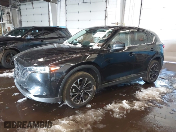 2023 Mazda CX-5 S Premium with VIN JM3KFBDM6P0100301, listed as a IAAI auction lot 41548310 with 21,722 mi miles and . Bid and sale history available at carsss.com. Image 17.