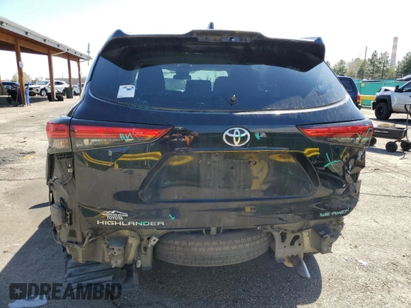 2021 Toyota Highlander L с VIN 5TDBZRBH1MS537811, выставлен на аукционе Copart как лот 53372695 с пробегом 58 727 миль миль и Списание • Salvage title. История ставок и продаж доступна на DreamBid. Изображение 6.