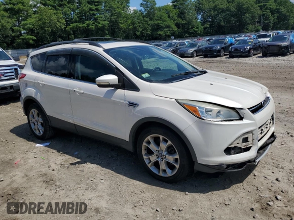 2013 Ford Escape SEL z VIN 1FMCU9H94DUC29798, wystawiony jako Copart lot #65034245 z przebiegiem Nie podano mil oraz Czysty tytuł • Clean title. Historia ofert i sprzedaży dostępna na DreamBid. Obrazek 4.