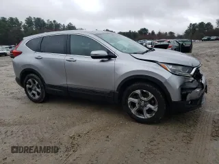 2019 Honda CR-V EX with VIN 2HKRW2H55KH654614, listed as a Copart auction lot 51593385 with 48,438 mi miles and Salvage Title. Bid and sale history available at carsss.com. Image 4.