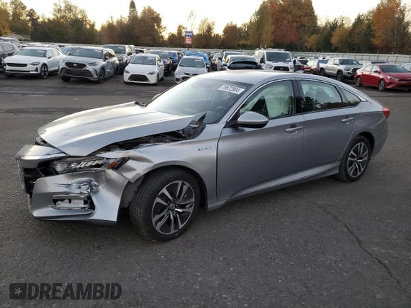 2020 Honda Accord with VIN 1HGCV3F18LA005253, listed as a Copart auction lot 79572804 with 60,055 mi miles and Salvage Title. Bid and sale history available at DreamBid. Image 1.