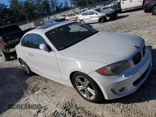 2013 BMW 1 Series 128i with VIN WBAUP7C54DVP24583, listed as a Copart auction lot 77454984 with 114,358 mi miles and Salvage Title. Bid and sale history available at carsss.com. Image 4.