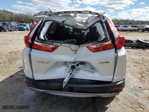 2018 Honda CR-V EX with VIN 2HKRW2H58JH637787, listed as a Copart auction lot 46635325 with 55,747 mi miles and Salvage Title. Bid and sale history available at carsss.com. Image 6.