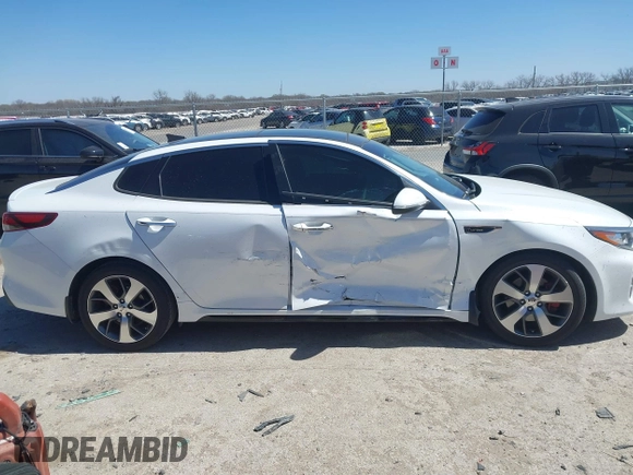 2017 Kia Optima SX with VIN 5XXGW4L25HG166929, listed as a IAAI auction lot 41837780 with 59,722 mi miles. Bid and sale history available at carsss.com. Image 13.