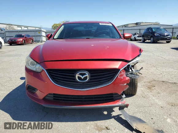 2015 Mazda 6 i Sport with VIN JM1GJ1U59F1210977, listed as a Copart auction lot 49446425 with 107,859 mi miles and Salvage Title. Bid and sale history available at carsss.com. Image 5.