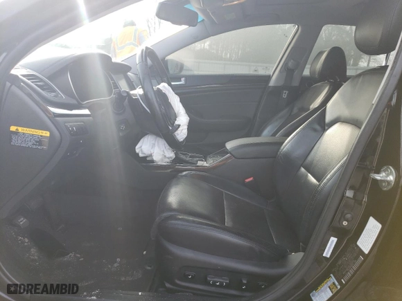 2014 Kia Cadenza Premium with VIN KNALN4D70E5152624, listed as a Copart auction lot 45667074 with 59,301 mi miles and Salvage Title. Bid and sale history available at carsss.com. Image 7.