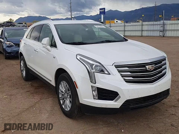2018 Cadillac XT5 FWD with VIN 1GYKNARSXJZ223593, listed as a Copart auction lot 54414045 with 48,097 mi miles and Salvage title. Bid and sale history available at DreamBid. Image 14.