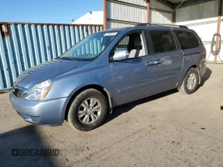 2011 Kia Sedona LX with VIN KNDMG4C78B6383375, listed as a Copart auction lot 76289414 with 198,732 mi miles and Salvage Title. Bid and sale history available at carsss.com. Image 1.