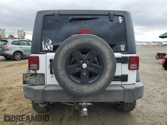 2018 Jeep Wrangler JK Unlimited Sport S with VIN 1C4HJWDG5JL864679, listed as a Copart auction lot 76408744 with 77,728 mi miles and Salvage Title. Bid and sale history available at carsss.com. Image 6.