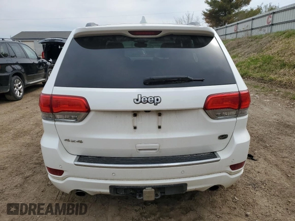 2017 Jeep Grand Cherokee Overland with VIN 1C4RJFCG1HC608250, listed as a Copart auction lot 54299695 with 48,310 mi miles and Clean Title. Bid and sale history available at carsss.com. Image 6.