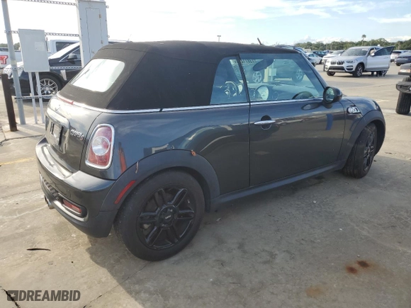 2014 MINI Cooper Convertible S with VIN WMWZP3C51ET706750, listed as a Copart auction lot 73871294 with 0 mi miles and Non Repairable. Bid and sale history available at carsss.com. Image 3.