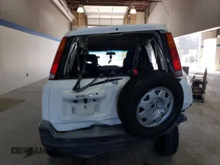 2001 Honda CR-V LX with VIN JHLRD284X1S014401, listed as a Copart auction lot 76837334 with 195,358 mi miles and Salvage Title. Bid and sale history available at carsss.com. Image 6.