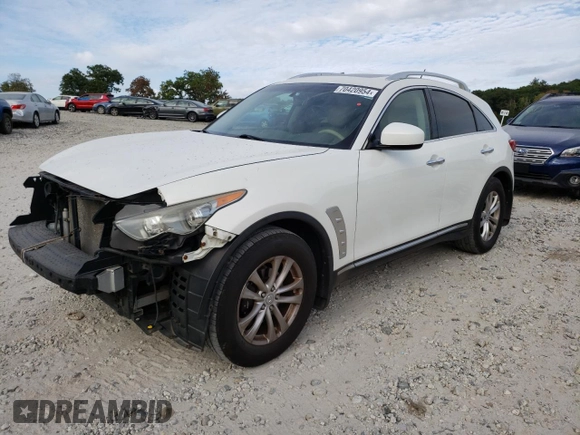 2010 Infiniti FX with VIN JN8AS1MW3AM855678, listed as a Copart auction lot 70420954 with 170,275 mi miles and Clean Title. Bid and sale history available at DreamBid. Image 1.