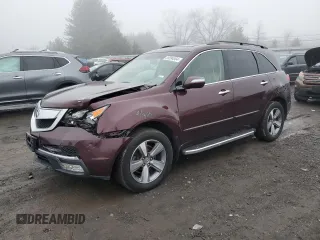 2013 Acura MDX Tech Pkg with VIN 2HNYD2H38DH512893, listed as a Copart auction lot 85094864 with 96,377 mi miles and Salvage Title. Bid and sale history available at carsss.com. Image 1.