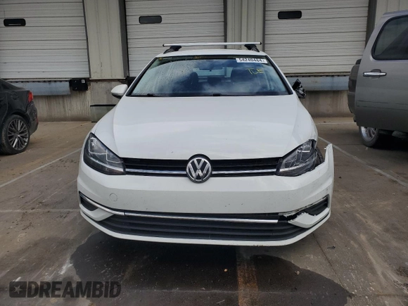 2018 Volkswagen Golf SportWagen S with VIN 3VWD17AUXJM755273, listed as a Copart auction lot 54240484 with 24,596 mi miles and Salvage Title. Bid and sale history available at carsss.com. Image 5.