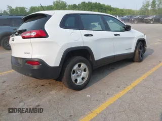 2017 Jeep Cherokee Sport with VIN 1C4PJMAB5HW619883, listed as a IAAI auction lot 42412423 with 177,063 mi miles and . Bid and sale history available at DreamBid. Image 4.