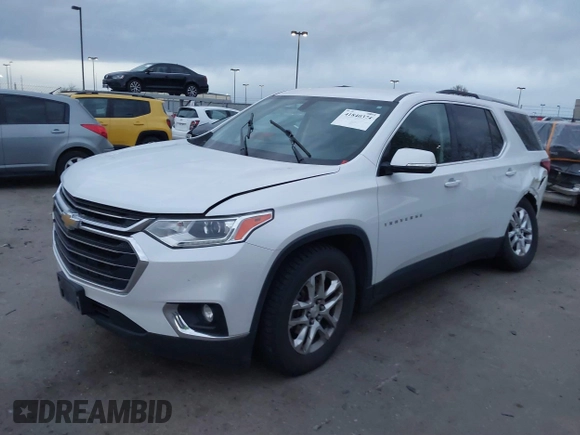 2018 Chevrolet Traverse LT Cloth with VIN 1GNERGKW3JJ232942, listed as a IAAI auction lot 41840374 with 96,701 mi miles. Bid and sale history available at carsss.com. Image 18.