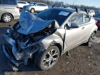 2020 Toyota C-HR LE with VIN NMTKHMBX7LR109333, listed as a IAAI auction lot 41346571 with 53,765 mi miles. Bid and sale history available at carsss.com. Image 2.