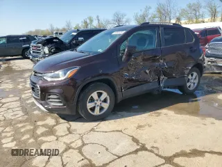 2021 Chevrolet Trax LT z VIN KL7CJPSM3MB375018, wystawiony jako Copart lot #52038725 z przebiegiem 81 609 mil mil oraz Szkoda całkowita • Salvage title. Historia ofert i sprzedaży dostępna na DreamBid. Obrazek 1.