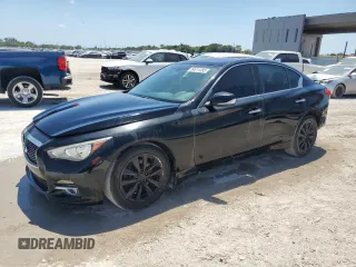2016 Infiniti Q50 with VIN JN1EV7AR8GM342959, listed as a Copart auction lot 54911385 with 83,792 mi miles and Clean Title. Bid and sale history available at DreamBid. Image 1.