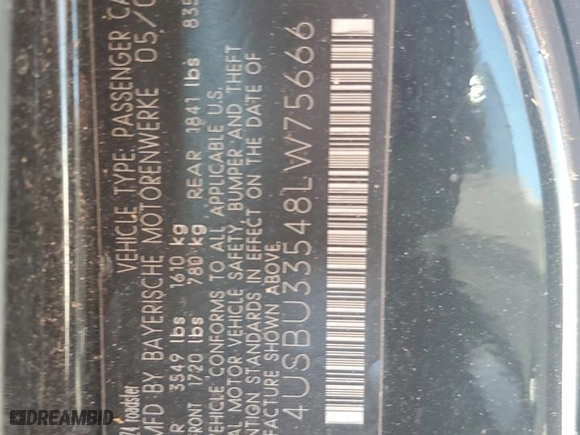2008 BMW Z4 3.0i with VIN 4USBU33548LW75666, listed as a Copart auction lot 82557154 with NaN miles and Salvage Title. Bid and sale history available at carsss.com. Image 13.