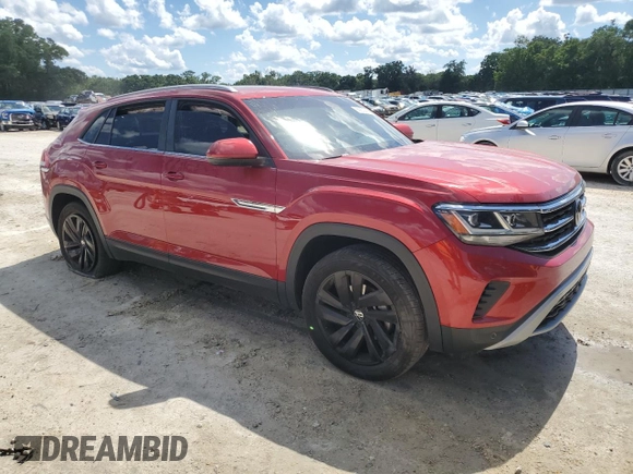 2022 Volkswagen Atlas SE z VIN 1V2JC2CA6NC210327, wystawiony jako Copart lot #56853385 z przebiegiem 96 466 mil mil oraz Nie do naprawy • Non repairable. Historia ofert i sprzedaży dostępna na DreamBid. Obrazek 4.
