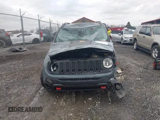2016 Jeep Renegade Trailhawk with VIN ZACCJBCT1GPE21919, listed as a IAAI auction lot 41928423 with 80,982 mi miles and . Bid and sale history available at carsss.com. Image 6.