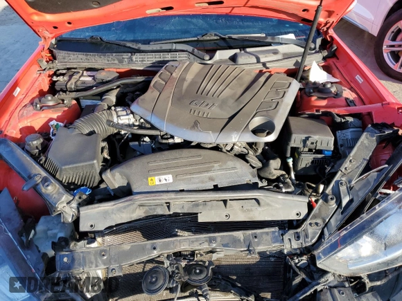 2013 Hyundai Genesis Coupe R-Spec with VIN KMHHU6KJ0DU091913, listed as a Copart auction lot 44828205 with 112,542 mi miles and Salvage title. Bid and sale history available at DreamBid. Image 11.