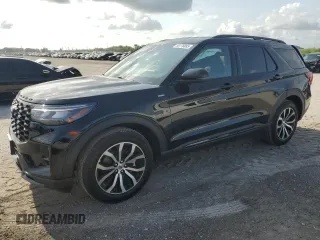 2025 Ford Explorer ST-Line with VIN 1FMUK7KH5SGB97289, listed as a Copart auction lot 58776885 with 985 mi miles and Salvage title. Bid and sale history available at DreamBid. Image 1.