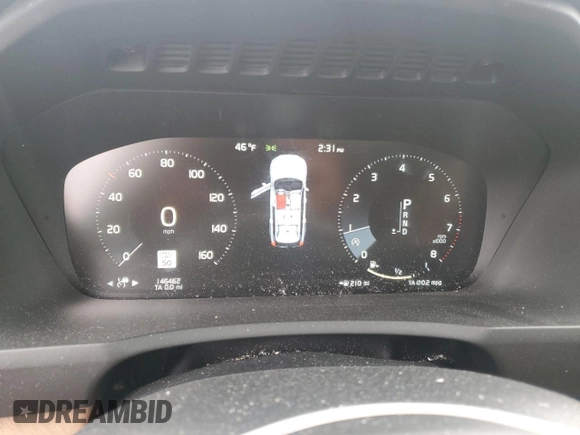 2016 Volvo XC90 with VIN YV4A22PN4G1003433, listed as a Copart auction lot 49570135 with 146,462 mi miles and Salvage Title. Bid and sale history available at DreamBid. Image 9.