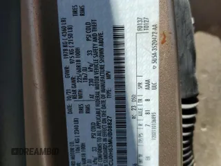 2021 Ford Escape SEL z VIN 1FMCU0H63MUB08827, wystawiony jako Copart lot #53535125 z przebiegiem Nie podano mil oraz Szkoda całkowita • Salvage title. Historia ofert i sprzedaży dostępna na DreamBid. Obrazek 12.