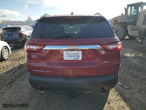 2019 Chevrolet Traverse LT Leather with VIN 1GNEVHKW9KJ298463, listed as a Copart auction lot 46893445 with 99,157 mi miles and Salvage Title. Bid and sale history available at carsss.com. Image 6.