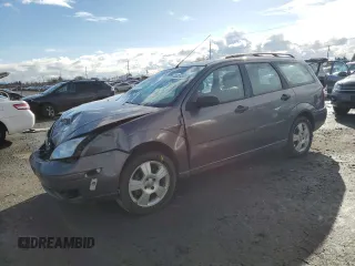 2006 Ford Focus SE with VIN 1FAFP36N66W237498, listed as a Copart auction lot 44024585 with 453,462 mi miles and Salvage Title. Bid and sale history available at carsss.com. Image 1.