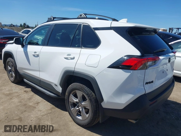 2023 Toyota RAV4 Hybrid XLE with VIN 4T3RWRFV2PU085104, listed as a IAAI auction lot 41825077 with 110,877 mi miles. Bid and sale history available at carsss.com. Image 3.