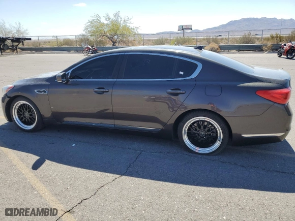 2015 Kia K900 Premium with VIN KNALU4D40F6023805, listed as a Copart auction lot 71848724 with 103,400 mi miles and Clean Title. Bid and sale history available at carsss.com. Image 2.