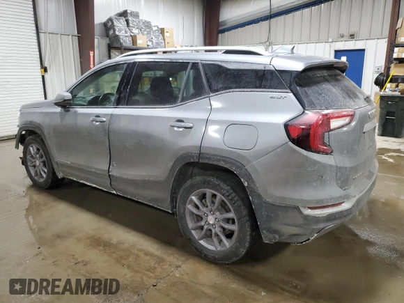 2023 GMC Terrain SLT with VIN 3GKALVEG5PL126287, listed as a Copart auction lot 46403065 with 37,683 mi miles and Salvage Title. Bid and sale history available at carsss.com. Image 2.