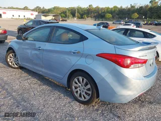 2012 Hyundai Elantra GLS with VIN KMHDH4AE8CU263602, listed as a IAAI auction lot 41898235 with 152,878 mi miles. Bid and sale history available at carsss.com. Image 3.