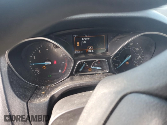 2015 Ford Focus SE with VIN 1FADP3F22FL344062, listed as a Copart auction lot 58136595 with 146,675 mi miles and Clean title. Bid and sale history available at DreamBid. Image 9.