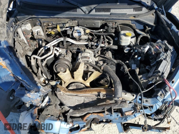 2005 Dodge Dakota ST with VIN 1D7HE22K75S330069, listed as a Copart auction lot 44883235 with 227,522 mi miles and Non Repairable. Bid and sale history available at DreamBid. Image 12.