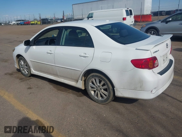 2009 Toyota Corolla with VIN 1NXBU40E09Z034408, listed as a IAAI auction lot 41797090 with 174,805 mi miles. Bid and sale history available at carsss.com. Image 3.