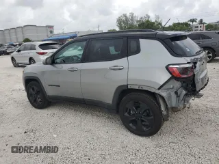 2021 Jeep Compass Altitude with VIN 3C4NJCBB8MT571232, listed as a Copart auction lot 62539405 with 42,977 mi miles and Salvage title. Bid and sale history available at DreamBid. Image 2.