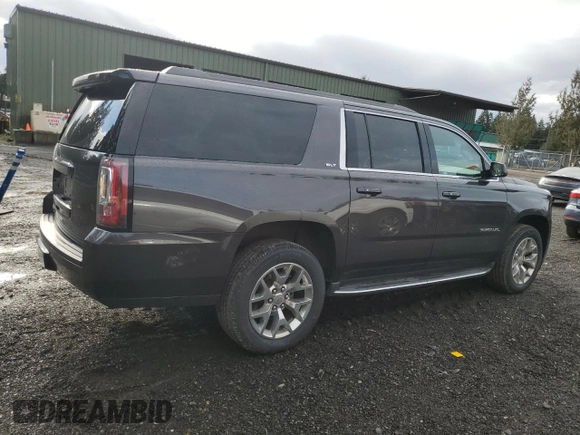 2015 GMC Yukon XL SLT with VIN 1GKS2HKC7FR282543, listed as a Copart auction lot 84996754 with 153,840 mi miles and Clean Title. Bid and sale history available at carsss.com. Image 3.