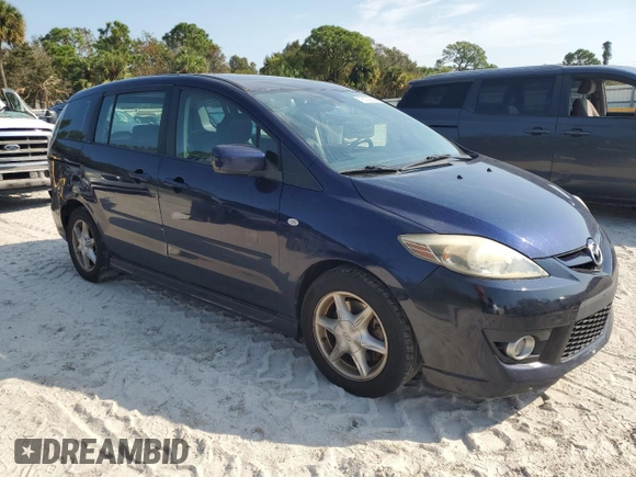 2009 Mazda 5 Touring with VIN JM1CR293X90359381, listed as a Copart auction lot 76199564 with 236,463 mi miles and Salvage Title. Bid and sale history available at DreamBid. Image 4.
